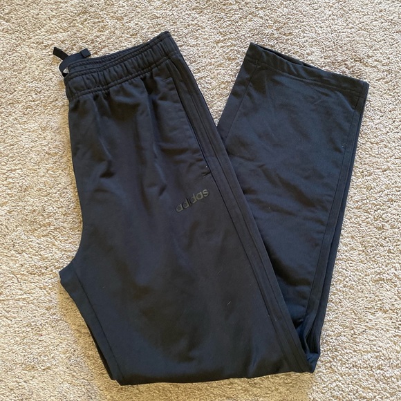 adidas | Pants | Adidas Mens Large Black Athletic Pants | Poshmark